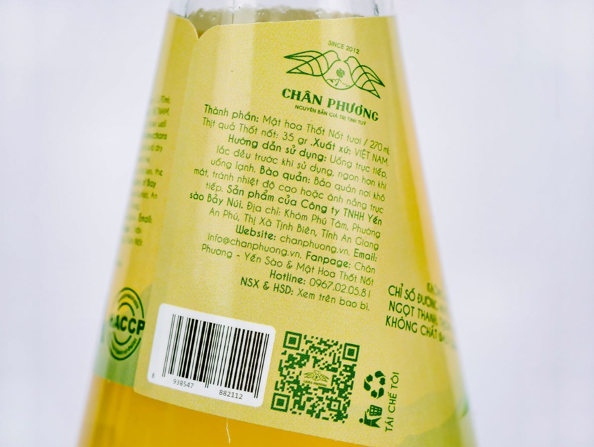 Thành phần của mật hoa thốt nốt